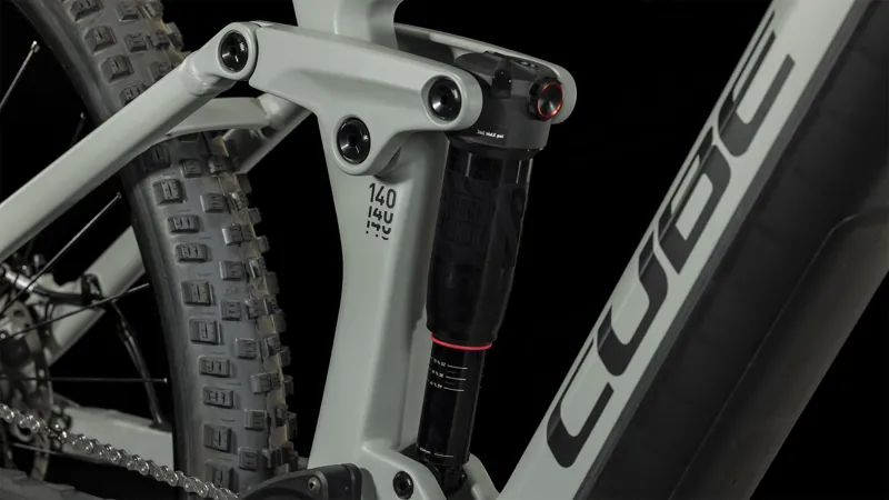 Cube Stereo Hybrid 140 HPC Pro 750Wh Bosch Electric Mountain Bike in Swampgrey/Black-4